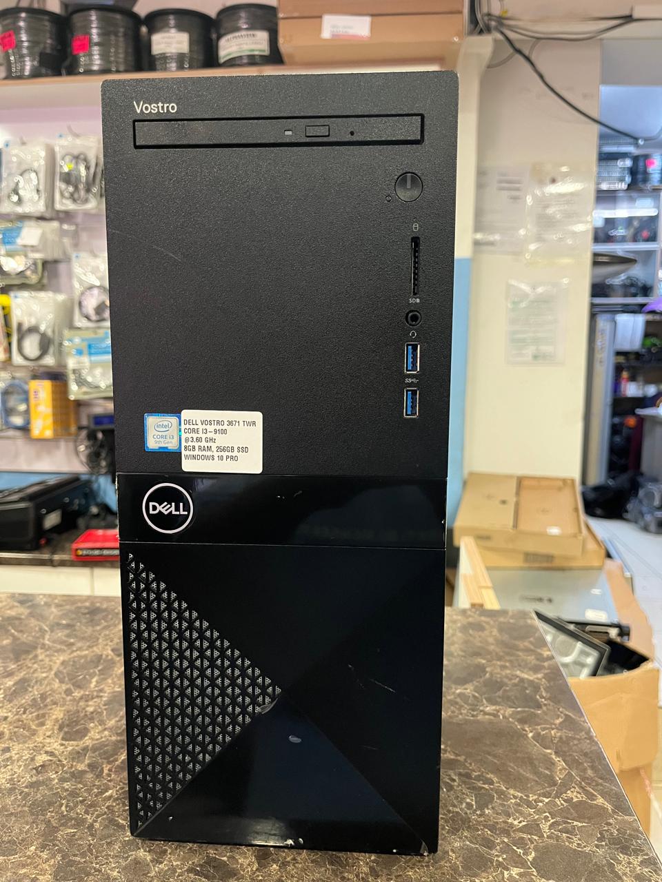 Dell Vostro 3671 Mini Tower Desktop PC – Core i3-9100 8GB RAM 256GB SSD Win 10 Pro