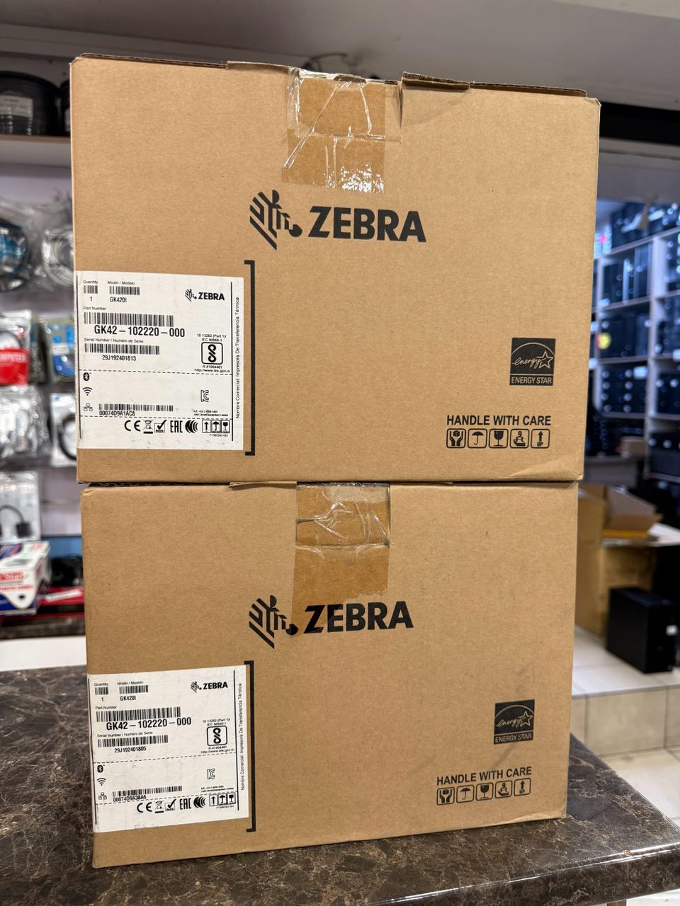Zebra GK420T USB Wired Thermal Transfer & Direct Thermal Label Printer New - Image 2