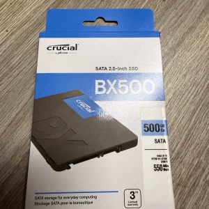 Crucial BX500 500GB 2.5" SATA SSD New