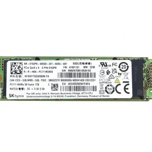 SK hynix PC711 1TB M.2 2280 PCIe Gen3 x4 NVMe SSD (Demo)