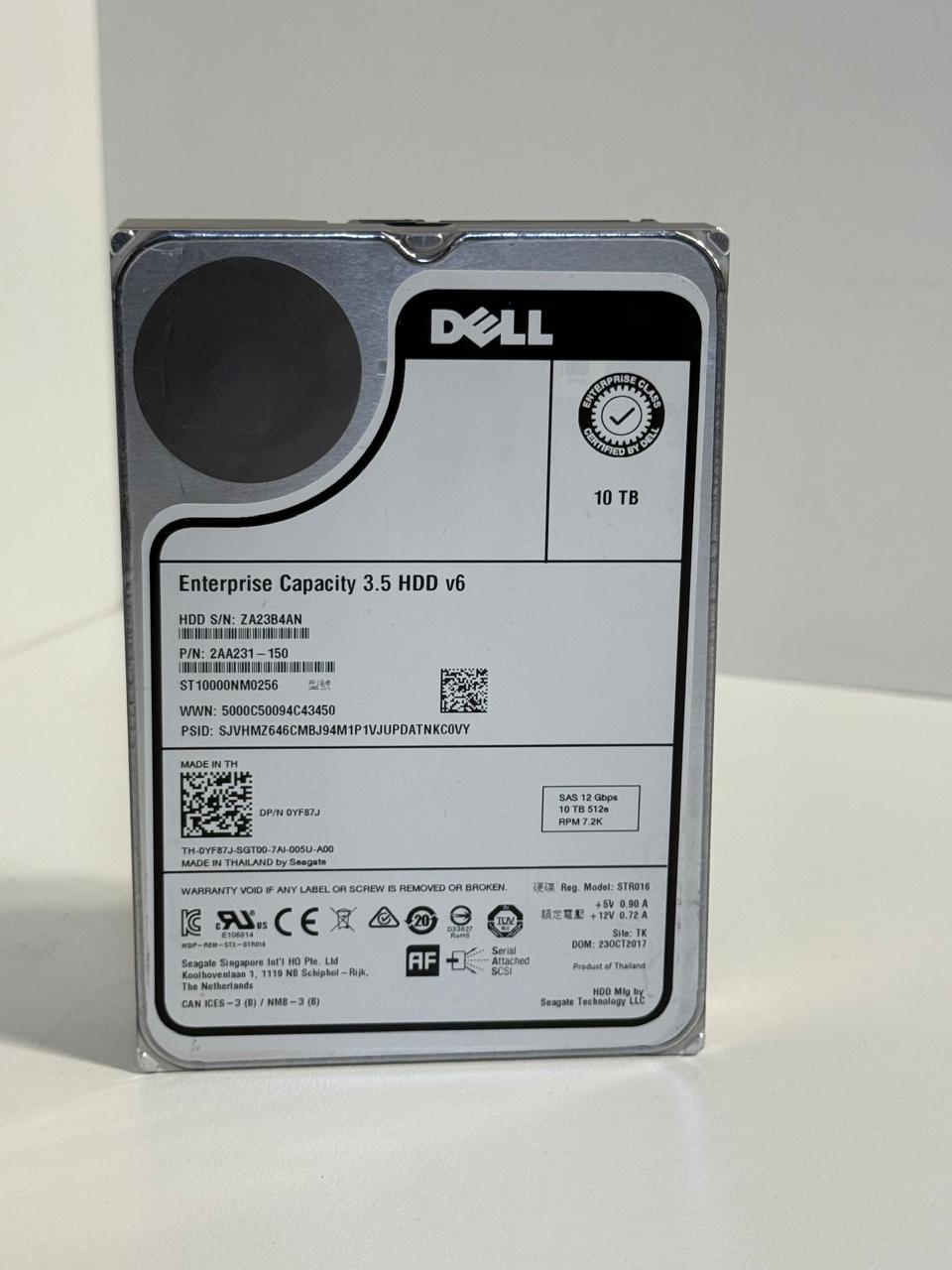 Dell 10TB Enterprise SAS Hard Drive | Seagate ST10000NM0256 | 3.5″ 7200RPM Demo
