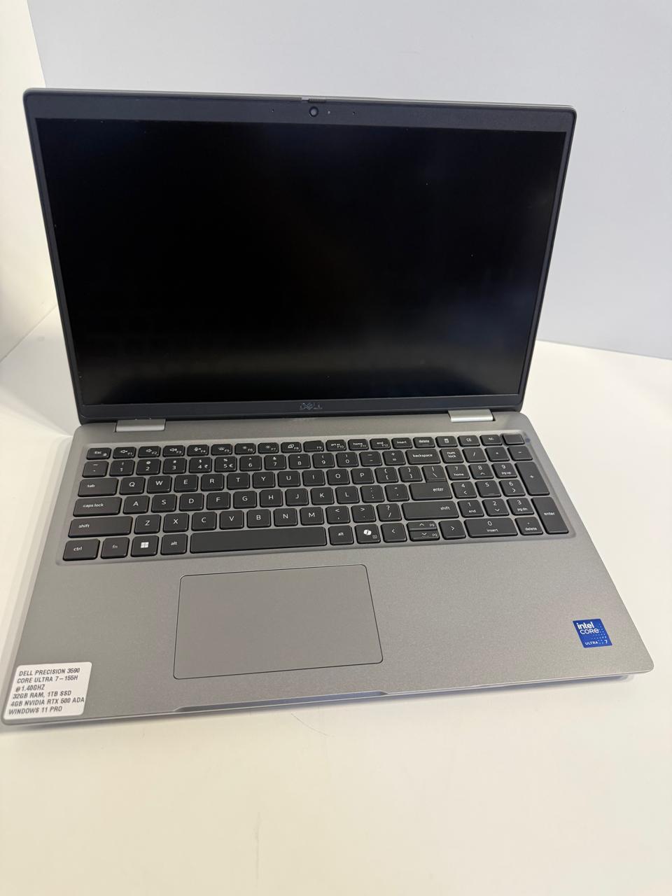 Dell Precision 3590–15.6″FHD Intel Core Ultra 7 165H 32GB RAM 1TB NVMe SSD NVIDIA RTX 500 4GB Windows 11 Pro Mobile Workstation Preowned