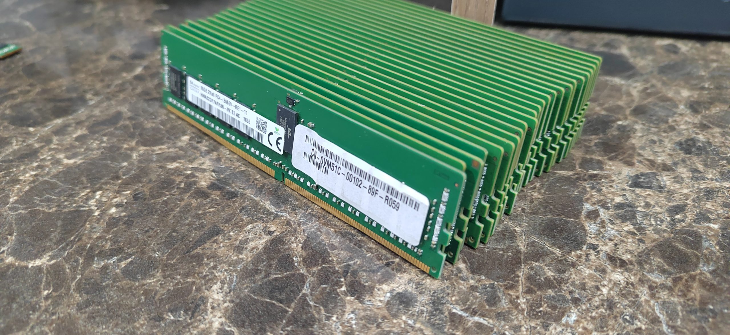 SK hynix 16GB DDR4-2666 ECC Registered Server RAM PC4-2666V 2Rx8 RDIMM – Refurbished - Image 2